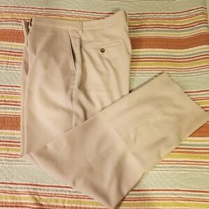 Men's Claiborne Dress Pants Cream 36x32